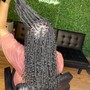 Large knotless box braids