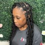 Medium Knotless Braids