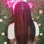 Medium Knotless Braids