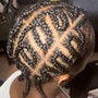 Designer Cornrows/stitch braids