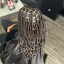 Bob BoxBraids W/ Hair included (Color 1B,27&30)