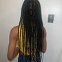 Medium Knotless Braids