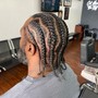 6-8 feed in braids