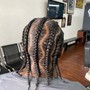 6-8 feed in braids