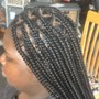 Knotless braids