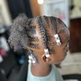 Kids Natural Hair Braids w/ Designs