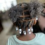 Kids Natural Hair Braids w/o Design