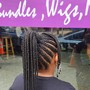 Small knotless braids