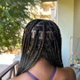 Extra Small Knotless Braids