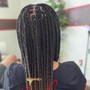 Small feed in braids