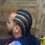 5+ Straight Back Cornrows