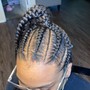 6 French Braids