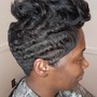 Style with relaxer