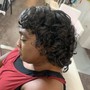 BIG CHOP Haircut on long hair