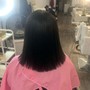 BIG CHOP Haircut on long hair