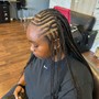 Kids natural hair braid style (no fake hair added)