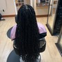 Goddess/ Faux Locs For Hair Cuts/Half head