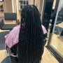 Goddess/ Faux Locs For Hair Cuts/Half head