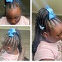 Kid's Braided ponytail 12 and under