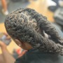 Loc Retwist and Style (Full head-lower back)