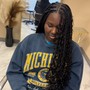 Smedium Knotless Braids (Hip Length)