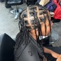 2 Feed In Braids