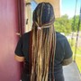 Knotless braids without hair