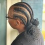 Kinky Twist with shaved side