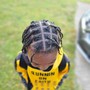 Retwist w/ 3 strand plaits