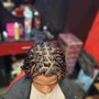 Retwist w/ 3 strand plaits