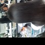 Human Hair Extensions Install