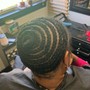 Men's Basic braids Straight Back