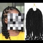 Natural Hair Box Braids ( with beads)