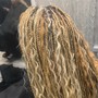 Medium BOHO Knotless Braids