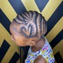 Kid's Lemonade Braids (With Extensions)