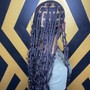 Large Box Braids/Twists (Shoulder Length)