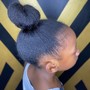 Ponytails/Buns (No Hair Added, No Braids)