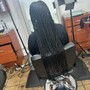 Senegalese Twist mid back