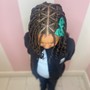 Medium Knotless Braids