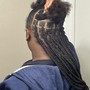 Braided ponytail