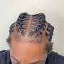 Loc Retwist Comb Method + Style(Baby Locs - shoulder length)