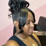 sew-in w/ leave out