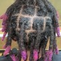 Box Braids over Locs