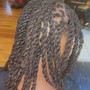 Starter Micro Locs Twist Method Natural Hair (6” to 10” Hair)