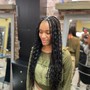 Goddess knotless Braids mid to lower back