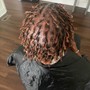 Coil locs starter short