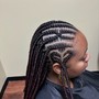 Kids knotless braids(6-10)