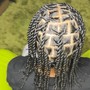 Flat Two Strand Twists Small