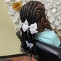 Kids knotless braids(6-10)