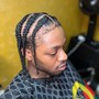 Men's Braids w/ Designs